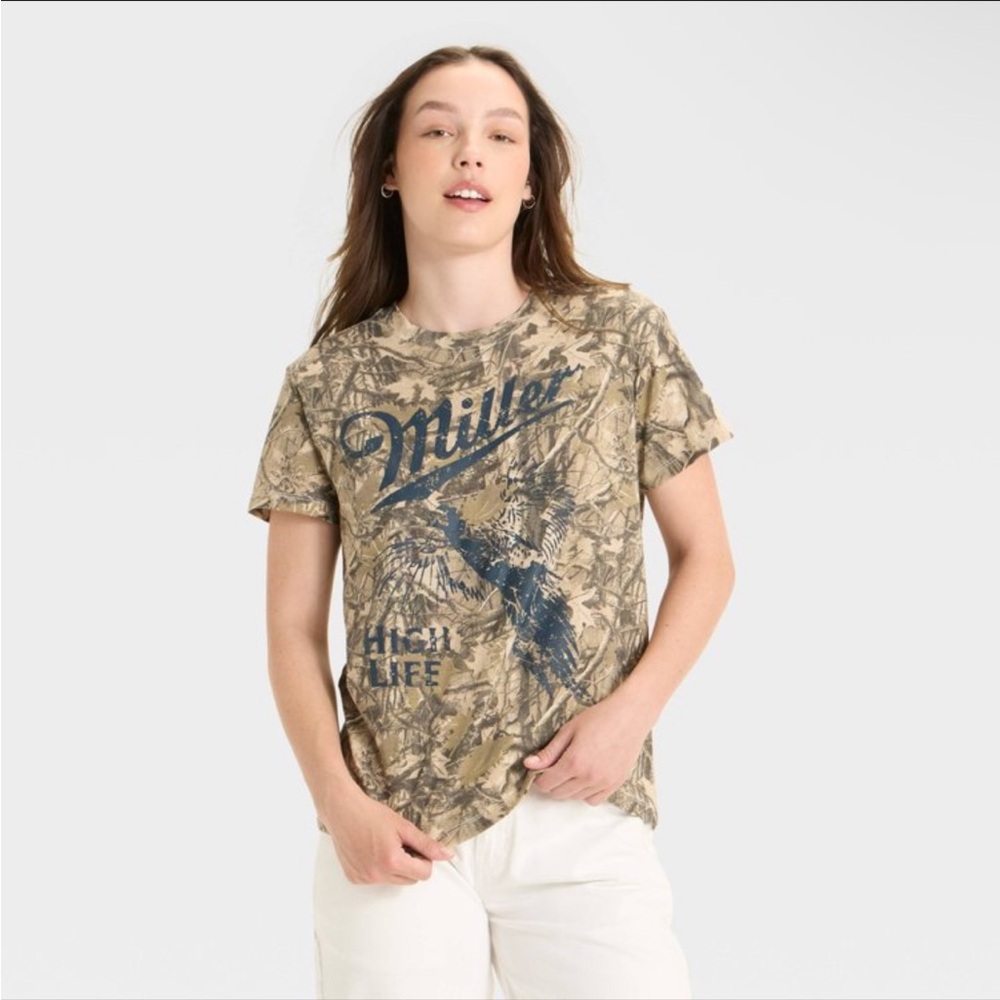 Camouflage Graphic T-Shirt